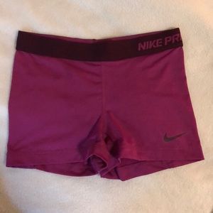 Maroon Nike Spandex